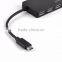 Portable 5Gbps 4 Ports USB Type C Hub for New Mac book
