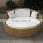 Outdoor Furniture Chic Sunbed Poolside Daybed With Cube Stool