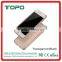 2 in 1 360 degree Full cover protective Ultra-Thin Soft transparent clear tpu Shockproof back cover case for iphone 6 6s plus