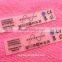 Embossed,Rubber injection Technics Transparent PVC Material rubber clothing labels