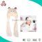 Cute Funny Fabric Customed Soft Monkey Hat Long Mittens for sale