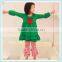 Solid Cotton Green Dress Casual Ruffle Stripe Pant China Clothing Wholesale Persnickety Boutique Dress Outfits With Lace Flower