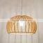 Ce Wood Pendant Lamp For Hotel Restaurant Projects Decoration With E27 Light Holder Parts