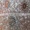 decorative ice flower painted glass for kitchen cabinet glass