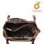 Unique modern design genuine leather handbag systyle