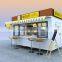 easy moving ice cream trailer coffee vending trailer for foodcart