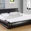 2016 new arrival faux leather PU bed