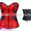 2015 new design sexy red mature corset for waist training corsets for sale