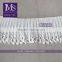 100% water soluble lace trim eyelet flower embroidery pleated fabric for ladies dress