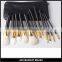 12 PCS Wool Cosmetic Brush High Grade Wool Cosmetic Brush Set Professional Makeup Brush Set