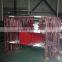 1000x1500mm France Style Red Powder Coating Temporary Pedestrian Barriers with Reflective Tape