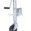trailer jack with rubber wheel