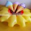 72" Inflatable Sunflower Island Swimming Pool Raft Water Sports Swimming Float