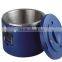 round stroage container with lid and locks