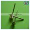 china Galvanized umbrella head roofing nails with smooth/twist shank