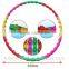 8sections Portable pulley massage waist&abdomen Exercise hula hoop/98cm detachable hula hoop