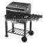 Box Shape Bbq Grill Smoker Trolley
