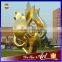 Stainless Steel Outdoor Golden Flower Sculpture