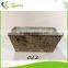 China Supplier Decoration Wooden Design Outdoor Garden Metal Bark Flower Pot for 2017 Square Metal Bark Flower Pot