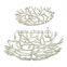 decorative gold fruit bowl metal basket