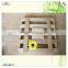 natural small square window chocolate wood shadow boxes