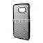 Silver twil carbon fiber case ,shiny carbon fiber phone case for samsung s7 edge