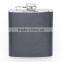 Hip Flask Leather Wrapped Flagon With High Quality Stainless Steel