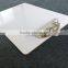 Butterfly clip A4 MDF white clipboard