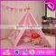 Deluxe indoor play kids teepee tent natural cotton canvas Indian kids teepee tent W08L005
