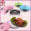 Factory direct sale Oval plastic Bento Lunch Box