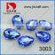 DZ-3003 Light Topaz and AB Pear Drop Fancy Stone with claw