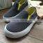 Grey Color Little Kids Casual Shoes Export Surplus Boys Canvas Slip-on Shoe Excess Stock
