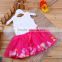 Children New Models Formal White Pearl Mesh Lace Dress Patterns