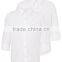 Customize Own Logo Cotton Kids School Uniform White Shirts