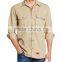 2017 hot sell new design men's twill long sleeve shirts wholesale
