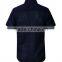 Juqian custom High quality mens plain pure soft textile cotton colors short sleeve work shirt
