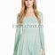 High quality long sleeve round neck skater dress cheap jersey dress