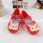 Soft feeling girl pvc shoes, girl cartoon jelly shoes