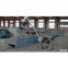 Plastic PVC PE PP Wpc Profile Extrusion Line Hydraulic Curving Roof Forming Machine