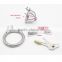 304 Stainless Steel Male Chastity Device Cock Cage With Catheter Men's Virginity Penis Lock