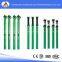 Double telescopic suspension hydraulic prop