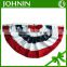 1 dollar outdoor Custom Printed 4th of July decoration Poly patriotic Pleated Fan