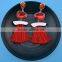 XP-TE-2128 Seed Bead Tassel Earing 2017 Woman Design Earring