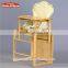 Top quality wooden baby feeding high chair for babies wholesale