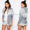 Custom wholesale fashion windbreaker jackets women 2016
