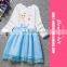 Long Sleeve Gril Cartoon Printed Cosplay Tutu Skirt Child Princess Dress