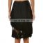 2016 New Arrival Custom Design Latest Fashion Skirt Black Women Skirt