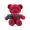 Wedding Favor Red Heart Bear Plush Teddy Bear With Heart Paw Stuffed Toys