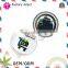 Logo printed 44mm diameter Led Flashing Light Badge