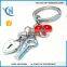 Custom high quality metal mistery mask charm keychain